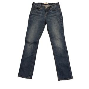 Levis 525 Perfect Waist Straight Leg Jeans Womens 8M Medium Wash Denim Stretch